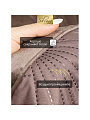 Покрывало евро, 240х260 см, 100% полиэстер, Silvano, Sophie, шоколадное - фото 6