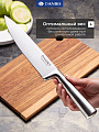 Набор ножей 6 предметов, нержавеющая сталь, рукоятка нержавеющая сталь, с подставкой, Daniks, Квадро, YW-A155-3 - фото 3