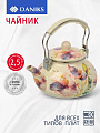 Чайник сталь, эмалированное покрытие, 2.5 л, Daniks, Iris, индукция
