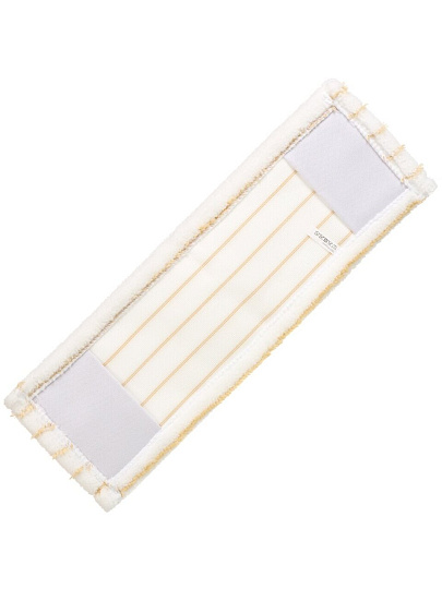 Насадка для швабры микрофибра, 43х13 см, плоская, прямоугольная, бежевая, Homver, Base, 231202100/00