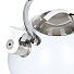Чайник нержавеющая сталь, 3 л, со свистком, матовый, ручка с силиконовым покрытием, Daniks, белый, MSY-A060W - фото 3