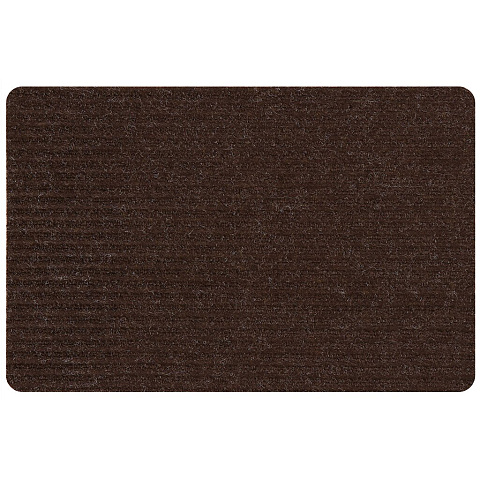 Коврик грязезащитный, 40х60 см, прямоугольный, резина, с ковролином, коричневый, Комфорт Soft, XTS-1002
