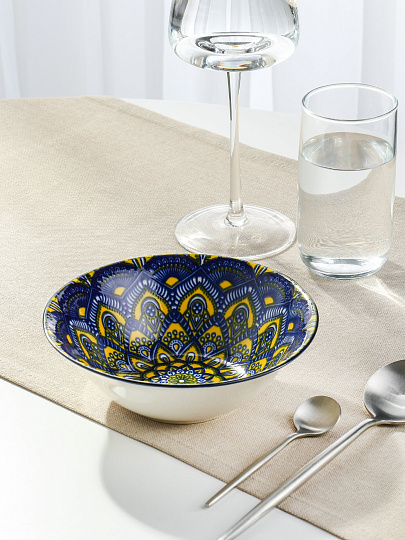 Салатник керамика, круглый, 18х7 см, Мантра, Y6-6014