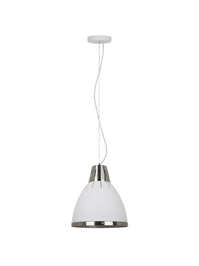 Светильник подвесной Camelion, PL-426М C71 Loft, 40 Вт, E27, на 1 лампочку, IP20, 30х30х138.2 см, белый, хром, 13034