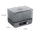 Сушилка для овощей, фруктов Pioneer, FD405, 5 поддонов, 380 Вт - фото 4