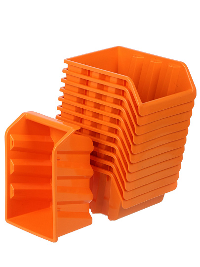 Ящик для метизов, 24.5х17х12.5 см, пластик, Bartex, набор 12 шт