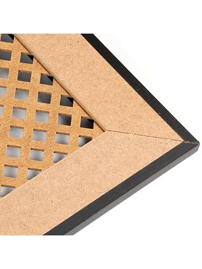 Экран для радиатора, МДФ, 1200х600 мм, черный, DE LUXE Глория, Стильный Дом