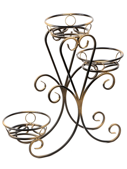 Цветник Трио 15, напольный, металл, круглый, 70 см