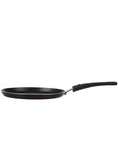 Блинница алюминий, 22 см, антипригарное покрытие, Tefal, Strength, 042 31 522, бакелитовая ручка