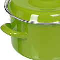 Кастрюля эмалированная Interos Грин 51013, 2.6 л - фото 3