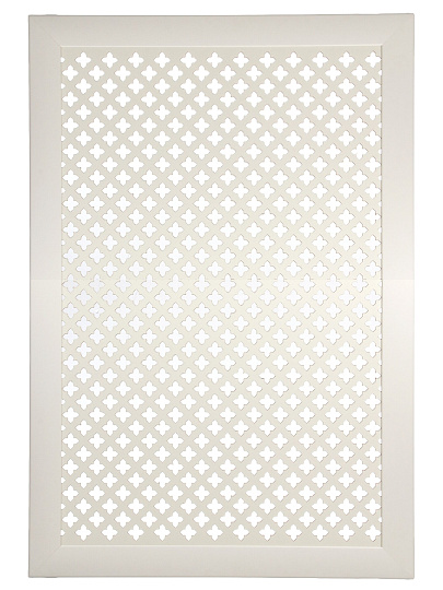 Экран для радиатора, МДФ, 900х600 мм, белый, Готико, Стильный Дом