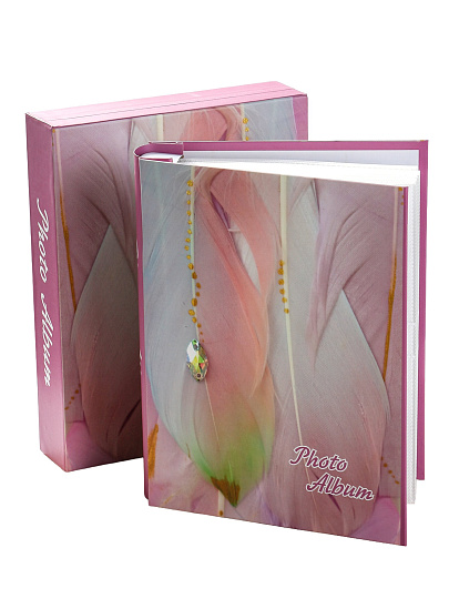 Фотоальбом 100 фото, 10х15 см, асс, Перья, Y4-11095