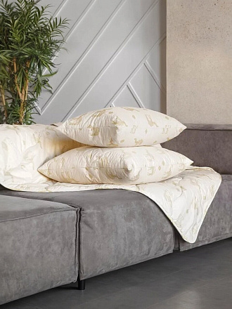 Подушка 50 х 70 см, Верблюжья шерсть, чехол 100% хлопок, Verossa, 170921