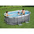 Бассейн каркасный Bestway, 305х200х84 см, Power Steel Oval Pool, 5614A, фильтр-насос, 3668 л, поплавок-дозатор - фото 6