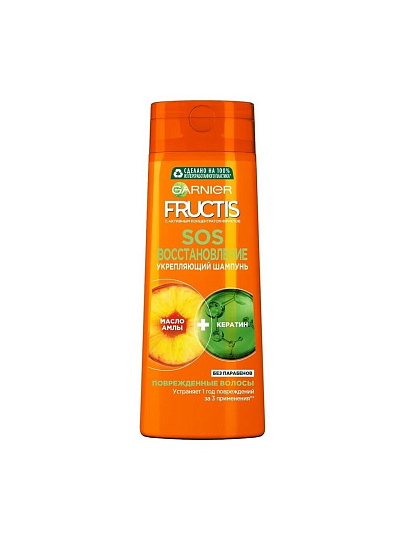 Шампунь Fructis, SOS Восстановление, для сухих и поврежденных волос, 400 мл
