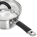 Ковш нержавеющая сталь, 1.6 л, крышка стекло, металлическая ручка, индукция, Daniks, Турин, GS-01413-16SP - фото 4