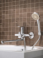 Смеситель для ванны, РМС, с картриджем, хром, SL137-006E