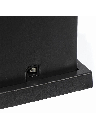 Фонарь декоративный 30х28х13 см, USB шнур, АА 3шт, пластик, стекло, Камин, M120017