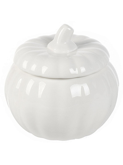 Горшок для запекания керамика, 0.68 л, 12х12х11см, Daniks, Тыква, Y4-7975