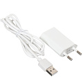 Светильник настольный на подставке, USB+адаптер, белый, абажур белый, SPE17156-27/333942 - фото 3
