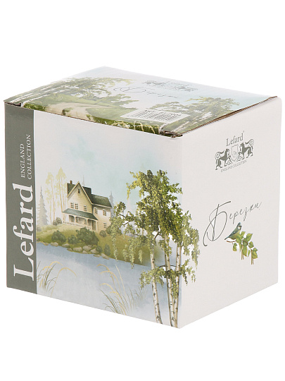 Кружка фарфор, 380 мл, Березки, Lefard, 85-2004