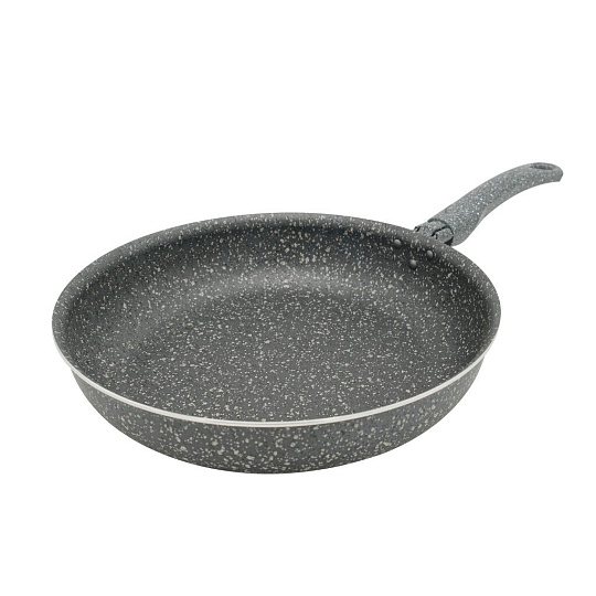 Сковорода алюминий, 28 см, антипригарное покрытие, Vari, Романтика Венеции, серый гранит, GIG17128