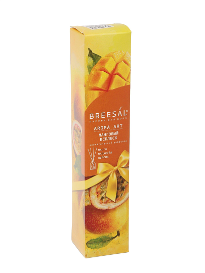 Аромадиффузор Breesal, 30 мл, Aroma Art Манговый всплеск, АПРО ЧЗ, BR0064