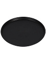 Поднос пластик, 35 см, круглый, черный, Y6-10735