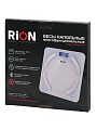Весы напольные электронные, Rion, Baobo-3W, стекло, до 180 кг, Bluetooth, LCD-дисплей, белые - фото 8