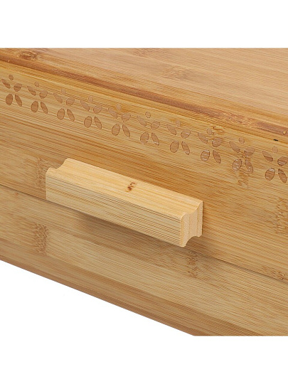 Хлебница бамбук, 36х22х14 см, Катунь, КТ-ХБ-08