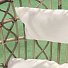 Качели садовые Кокон, 1-мест, 67х105х195 см, 150 кг, Green Days, серые, ротанг, подушка белая, TZF-H084-A1387A - фото 4