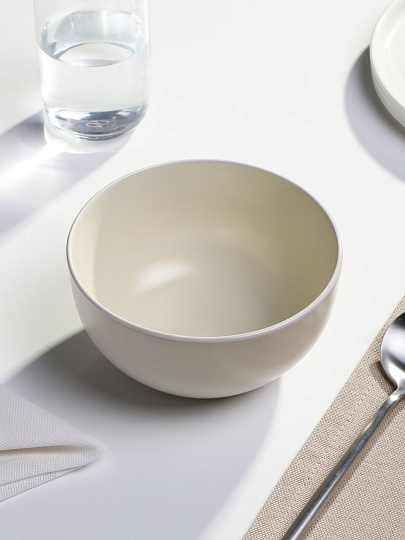 Салатник керамика, круглый, 14.5х7.1 см, Scandy milk, Domenik, DMD134