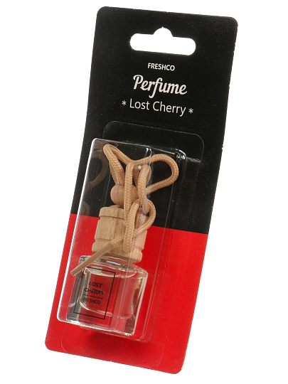 Ароматизатор в машину подвесной, бочонок, Freshco, Perfume Lost Cherry, AR1FP003