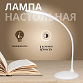 Светильник настольный 7 Вт, белый, Ultraflash, UF-743 C01, 14465, 3 уровня яркости, USB - фото 3