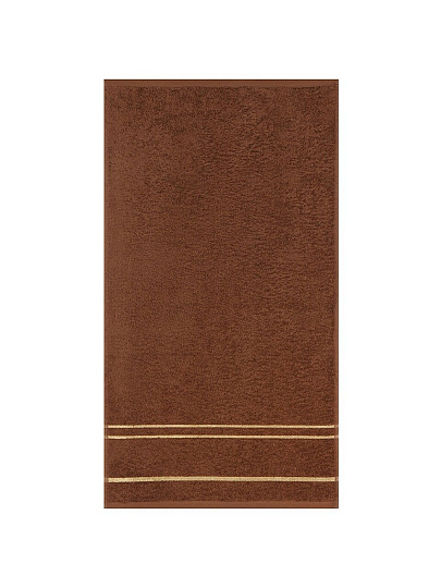 Полотенце банное 70х140 см, 100% хлопок, Азия, Silvano, коричневое, Узбекистан