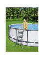 Бассейн каркасный Bestway, 549х122 см, Steel Pro Max, 56462, фильтр-насос, лестница, тент, 23062 л - фото 6