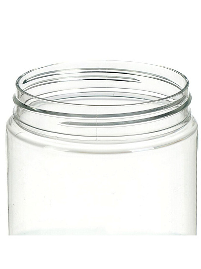 Банка для сыпучих продуктов, пластик, 1 л, 9.2х9.2х18.5 см, с крышкой, Homver, Asti, 50721/02, светло-серая