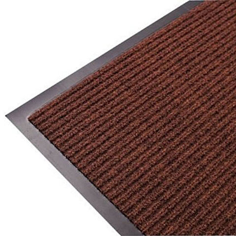 Коврик грязезащитный, 120х180 см, прямоугольный, резина, с ковролином, коричневый, Floor mat, ComeForte, XTL-7002