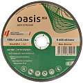 Круг отрезной по металлу, Oasis, Eco, диаметр 180х1.6 мм, посадочный диаметр 22.2 мм, зернистость P46