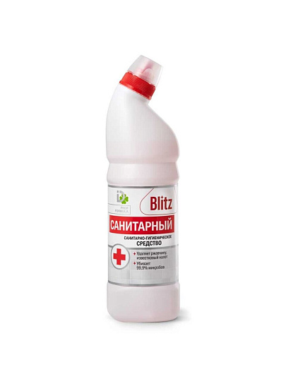 Средство для унитаза Blitz, Санитарный, 500 г, от ржавчины и известкового налета, 243