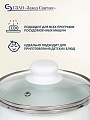 Кастрюля эмалированная сталь, 1.5 л, крышка стекло, сферический, Сантэкс, Лаванда, 1-2415112, индукция - фото 3