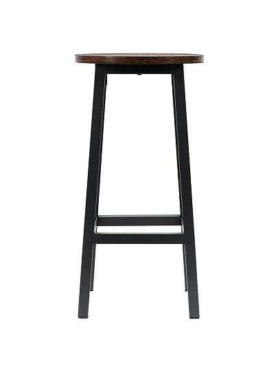 Стул 300х300х650 мм, ДСП, сталь, 2 штуки, сиденье круглое, на болтах, Лофт, LBC32X