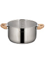 Кастрюля нержавеющая сталь, 6 л, крышка стекло, Daniks, Осло, GS-01147-24CA, индукция - фото 4