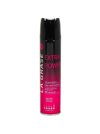 Лак для волос La Grase, Extra Power, 250 мл