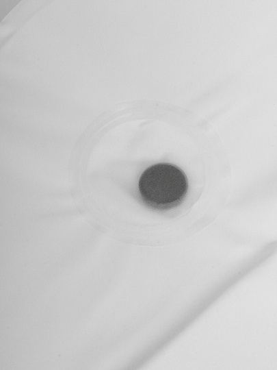 Штора для ванн 180х180 см, PEVA, Белый матовый, Y4-11168