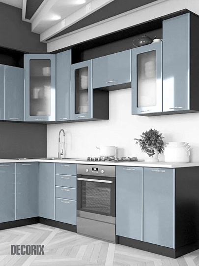 Эмаль аэрозольная, Decorix, универсальная, акриловая, глянцевая, серая, A22, 520 мл