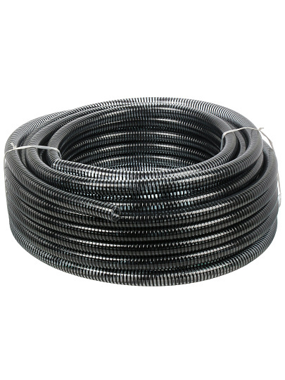 Шланг напорно-всасывающий, ПВХ, d22 мм, черный, Tuboflex, 30 м