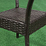 Мебель садовая Тиффани, стол, 60х60х67 см, 2 кресла, 100 кг, кресло - 68х60х78 см, C010056 - фото 9