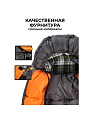 Спальный мешок кокон, 190+30х75 см, -10 °C, 1 слой, оксфорд, полиэстер, хлопок, 400гр/м2, серый - фото 3