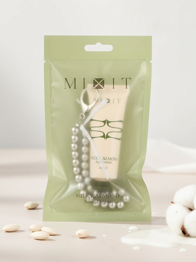 Крем для рук, Mixit, Silver Keychain, 20 мл, молочный миндаль + брелок